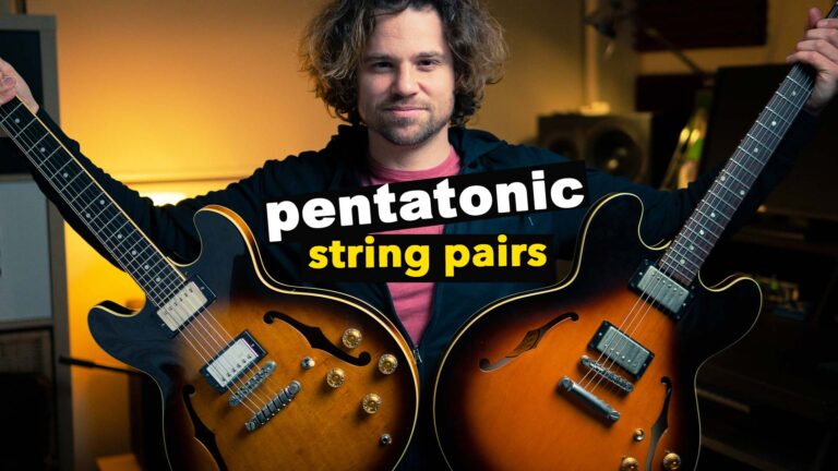 The Pentatonic Scale on String Pairs (2/6)